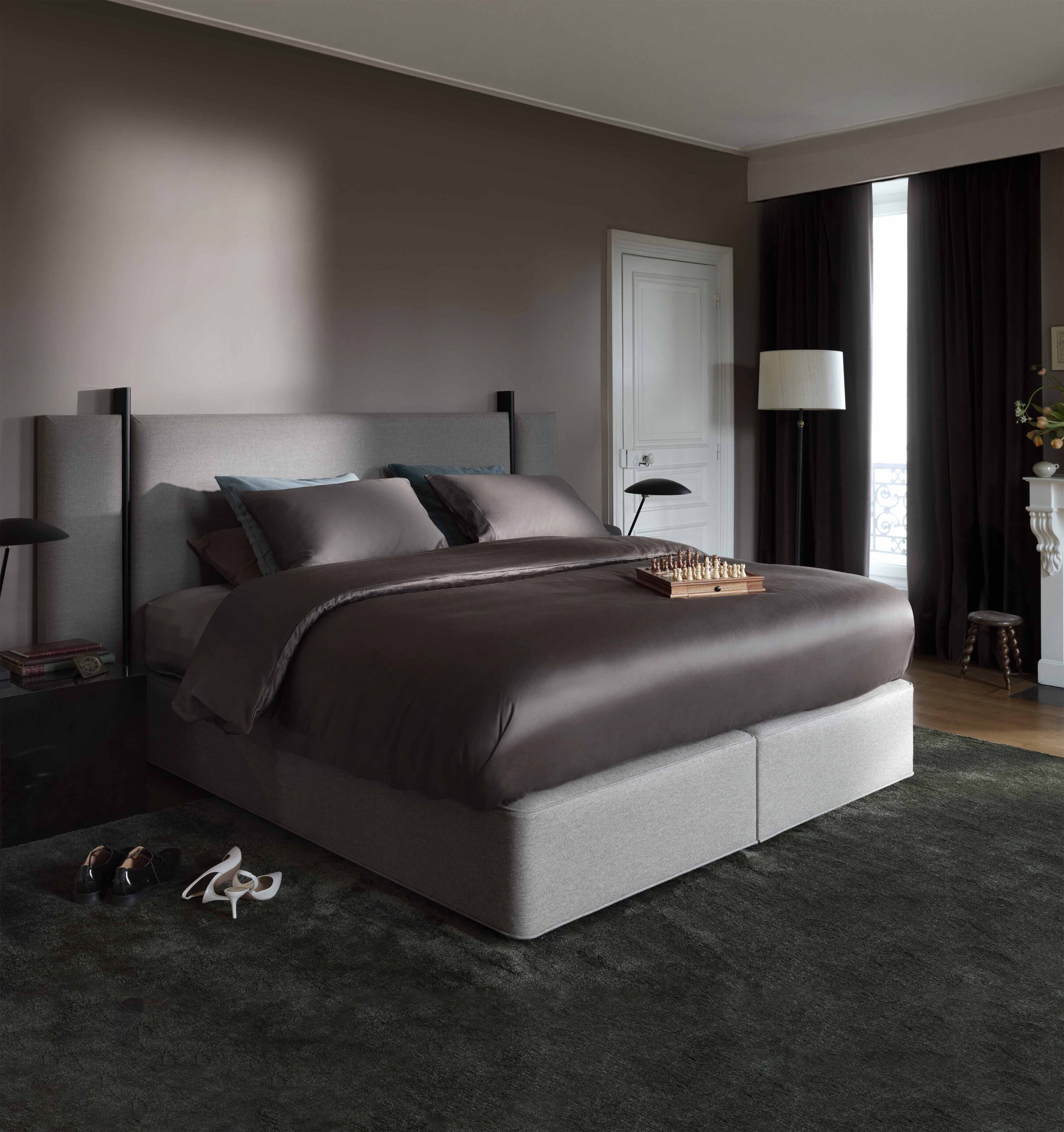 Vispring made-to-order bed in a Denver bedroom setting